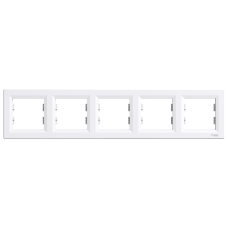 Рамка 5-місна горизонтальна біла Schneider Electric ASFORA EPH5800521