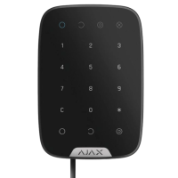 Superior Keypad black Fibra Дротова сенсорна клавіатура Ajax