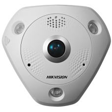 12 МП Fisheye із мікрофоном Hikvision DS-2CD63C5G0E-IVS(B) (2мм)