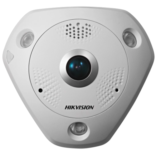 12 МП Fisheye із мікрофоном Hikvision DS-2CD63C5G0E-IVS(B) (2мм)
