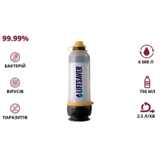 Пляшка для очищення води LifeSaver Bottle