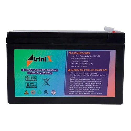 Акумуляторна батарея TRINIX LFP 12V12Ah LiFePo4