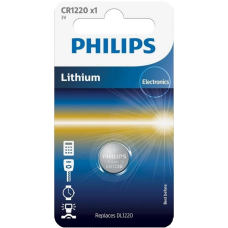 Батарейка літієва блістер, 1 шт Philips CR1220
