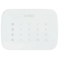 Бездротова сенсорна клавіатура для чотирьох груп U-Prox Keypad G4 White