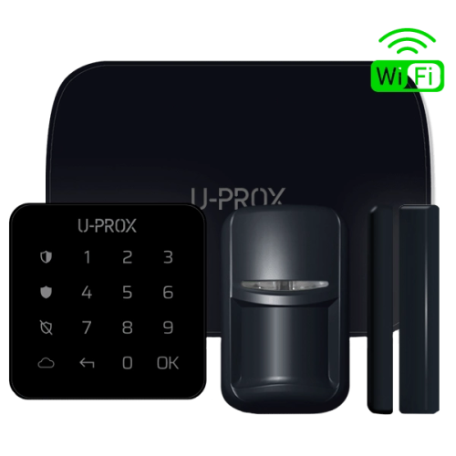 Комплект бездротової охоронної сигналізації U-Prox MP WiFi kit Black