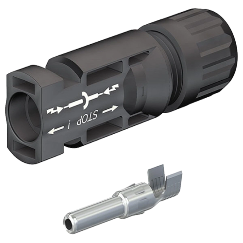 MC-4 конектор (папа) Staubli MC-plug PV-KST4/6I-UR 5-6мм
