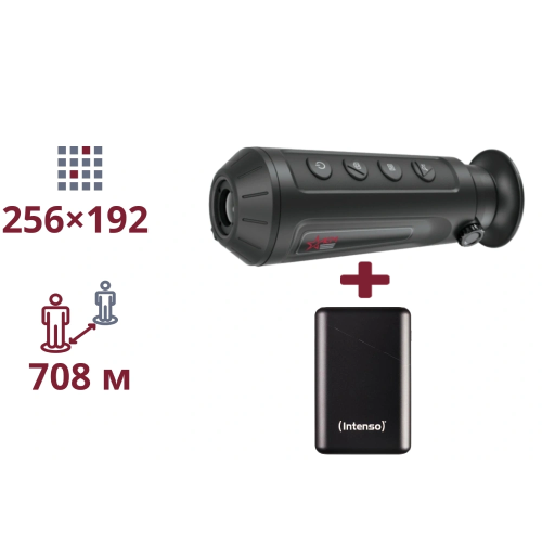 ТЕПЛОВІЗІЙНИЙ МОНОКУЛЯР ТА ПОВЕРБАНК AGM Taipan TM15-256 + INTENSO Powerbank 2 000 мА•г