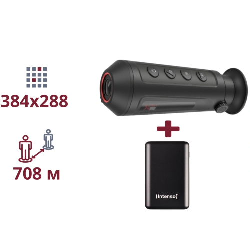 ТЕПЛОВІЗІЙНИЙ МОНОКУЛЯР ТА ПОВЕРБАНК AGM Taipan TM15-384 + INTENSO Powerbank 2 000 мА•г