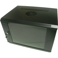 Шафа коммутаційна настінна 15U 600x450 розбірна Hypernet WMNC-15U-FLAT-AC-BLACK