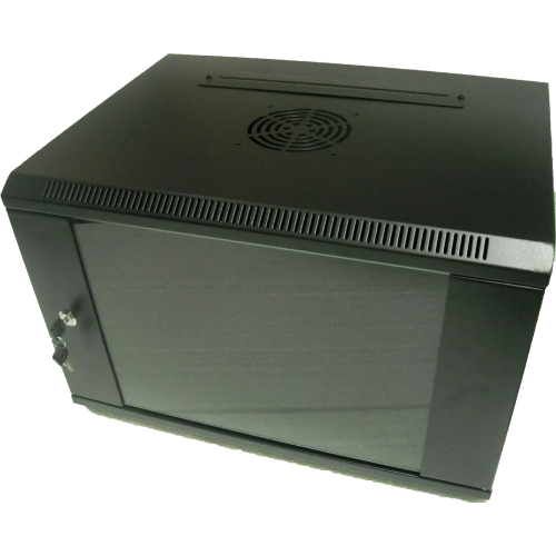 Шафа коммутаційна настінна 15U 600x450 розбірна Hypernet WMNC-15U-FLAT-AC-BLACK