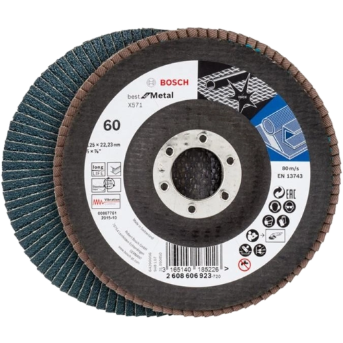 Пелюстковий шліфкруг Bosch X571 125 мм (2608606923)