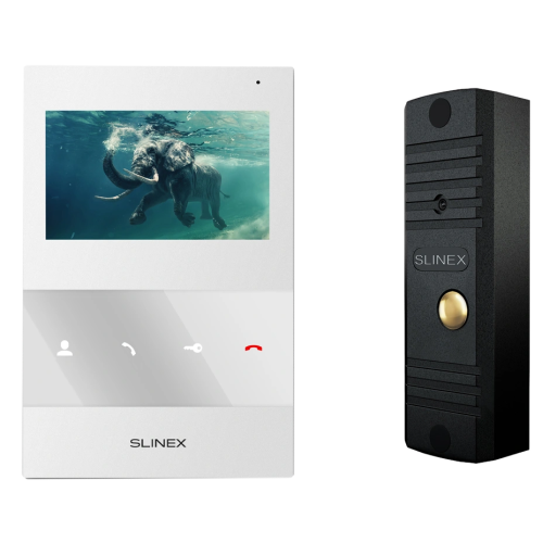 Комплект відеодомофона Slinex SQ-04M(White) + ML-16НR(Black)