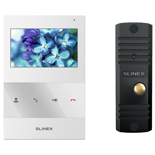 Комплект відеодомофону Slinex SQ-04(White)+ML-16НD(Black)