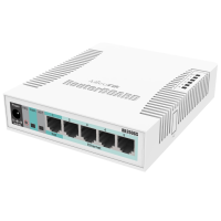 Комутатор 5 портів керований MikroTik RB260GS (CSS106-5G-1S)