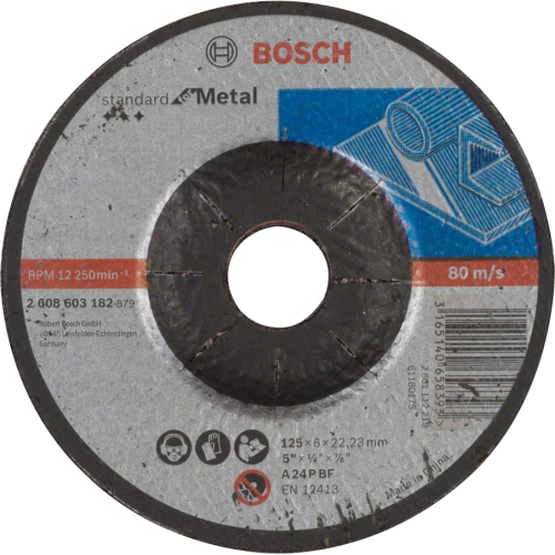 Обдирний круг для металу Bosch Standard for Metal 125x6x22.23 мм