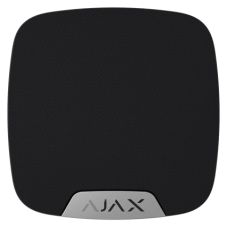 Superior HomeSiren black Jeweller Бездротова внутрішня сирена з клемою для додаткового світлодіода Ajax