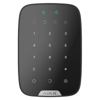 Superior Keypad Plus black Jeweller Бездротова клавіатура з підтримкою захищених карток і брелоків Ajax