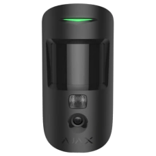 Superior MotionCam (PhOD) black Jeweller Бездротовий сповіщувач руху з функціями фотоверифікації тривог, фото за запитом і сценарієм Ajax