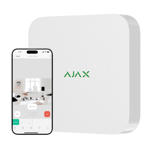 Відеореєстратор Ajax NVR (16ch) (8EU) white