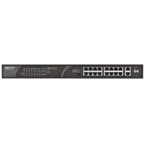 Комутатор 16 портів некерований Ruijie Reyee RG-ES118S-LP PoE