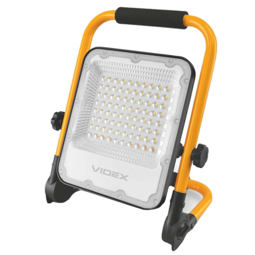 LED прожектор акумуляторний 50W 5000K 220V VIDEX PREMIUMVL-F2A-505