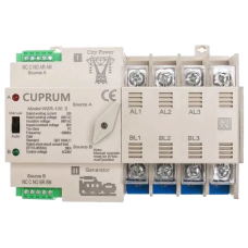 Перемикач з ручним перемиканням CUPRUM WR2 I-II 100А 4п АВР