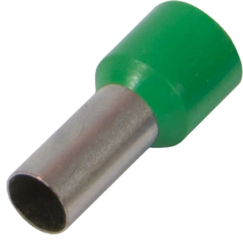 Ізольований наконечник втулковий 1,5 кв.мм, зелений E.NEXT e.terminal.stand.e1508.green