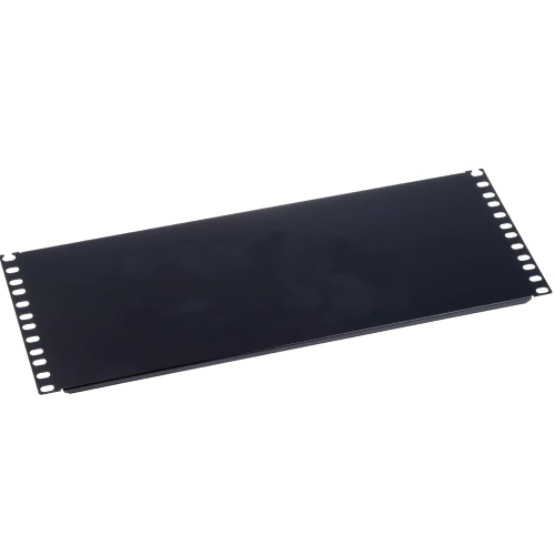 Заглушка 19" 4U чорна CMS UA-BP4U-B