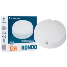 Світильник світлодіодний 12Вт 5000К IP65 ENERLIGHT RONDO