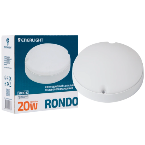 Світильник світлодіодний 20Вт 5000К IP65 ENERLIGHT RONDO