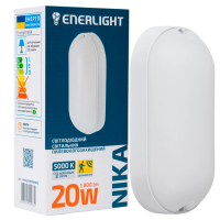 Світильник світлодіодний 20Вт 5000К IP65 з датчиком руху ENERLIGHT NIKA
