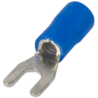 Ізольований наконечник вилковий 0.5-1.5 кв.мм, синій E.NEXT e.terminal.stand.sv.1,25.5.blue