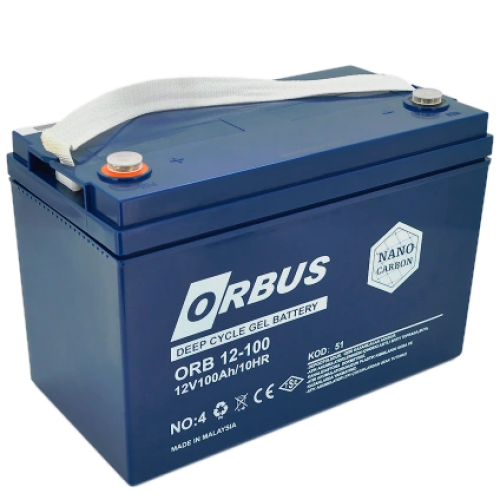 Свинцево-кислотна акумуляторна батарея ORBUS CG12100 100А•г 12В гелева