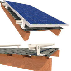 Комплект InstallKit IK-XL-B-3 кріплення 3 сонячних панелей до 1145мм бітумна черепиця