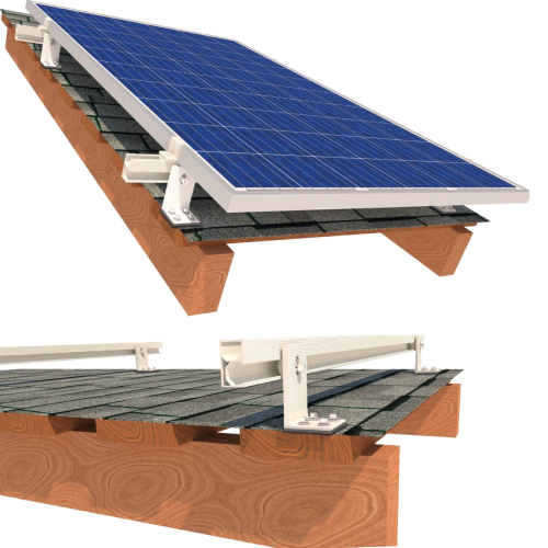Комплект InstallKit IK-XL-B-6 кріплення 6 сонячних панелей до 1145мм бітумна черепиця