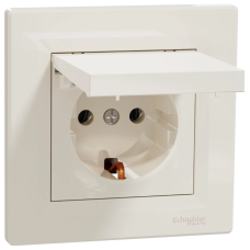 Розетка із кришкою, із заземленням Schneider Electric Asfora EPH3100123