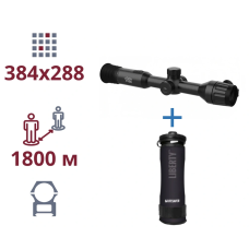 Акція тепловізор та портативний очісник води AGM Adder TS35-384 + LifeSaver Liberty Black