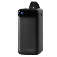 Повербанк TITANUM 741S 22.5W Black 50000mAh