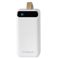 Повербанк TITANUM 741S 22.5W White 50000mAh
