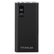 Повербанк TITANUM 727S 20000mAh 22.5W Black