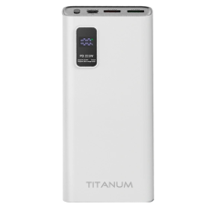 Повербанк TITANUM 727S White 20 000 мА•г