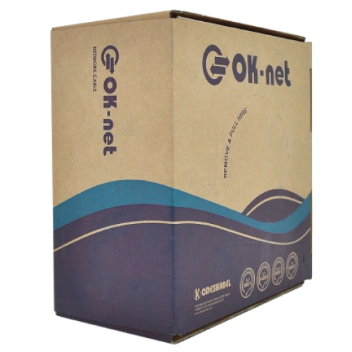 Кабель для зовн. робіт, з жилами живлення, 305 м OK-Net КПП-ВП (100) 4*2*0,51+2*0,75 мм2 (U/UTP-cat.5Е)