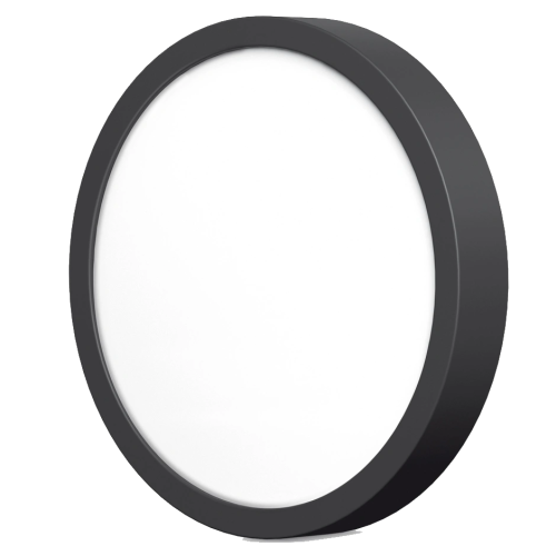 LED світильник круглий накладний VIDEX 18W 5000K Black