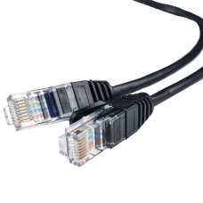 Патч-корд чорний 1м UTP CAT5e