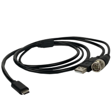 Кабель для виводу аналогового зображення з монокулярів AGM BNC + USB - Type C 1м