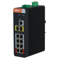 Комутатор 10 портів керований Dahua DH-IS4210-8GT-120 PoE