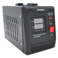 Стабілізатор напруги релейний 1xShuko, DC140-260V, AC220±8%, BOX Green Wave Mauser 2000VA (1400Вт)