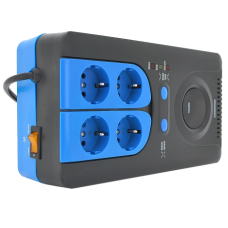 Стабілізатор напруги релейний 4xShuko, DC140-260V, AC220±8%, BOX Green Wave Winchester 500VA (350Вт)