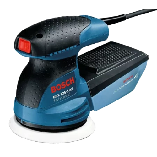 Шліфмашина ексцентрикова в коробці (0601387500) Bosch GEX 125-1 AE