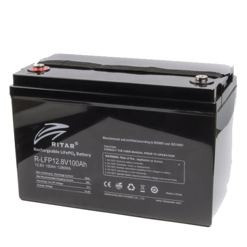 Акумуляторна батарея з bluetooth Ritar R-LFP12.8V100AH